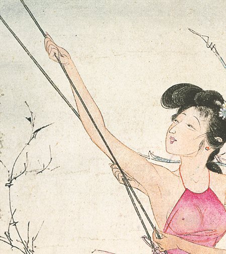 福建-胡也佛的仕女画和最知名的金瓶梅秘戏图